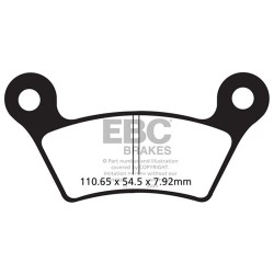 Brake Pads V Can-Am Spyder SM508-09 Rear - FA473V