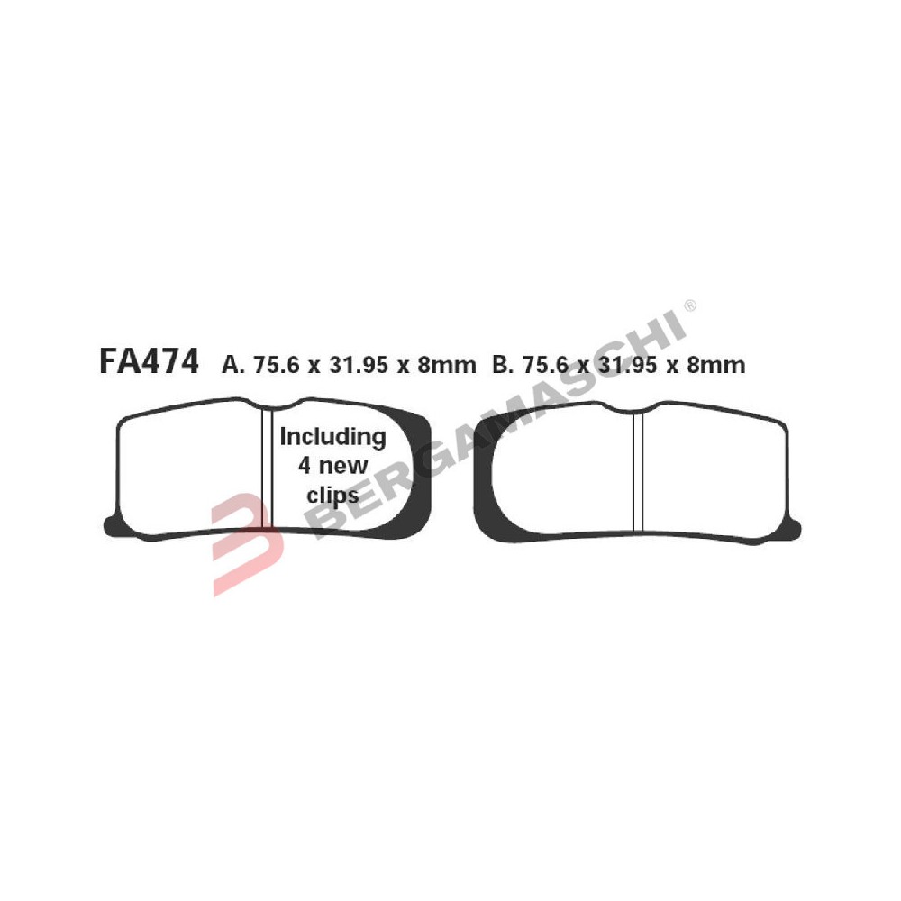 Brake Pads V Can-Am Spyder 99008- Front - FA474V