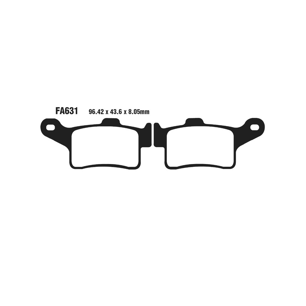 Brake Pads V Can-Am Spyder Rt/Rs 13- - FA631V