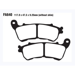 Brake Pads V H.D.Xl 883/120014- Front - FA640V
