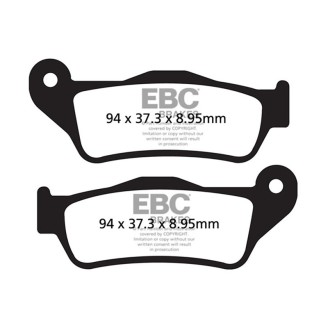 Brake Pads Hh H.D. 750 Street for HARLEY DAVIDSON Street 500/750 04- Brake Pads EBC