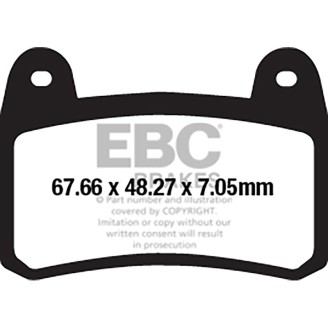 Brake Pads Hh Benelli 200/250/300 Keeway Rkv/Rkx Front for BENELLI Leoncino 125/250 18-20 and other model Brake Pads EBC