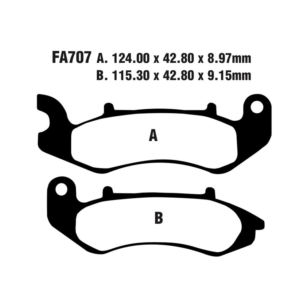 Brake Pads V FA707V - FA707V