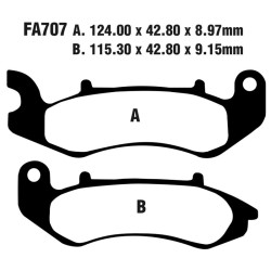 Brake Pads V FA707V Brake Pads EBC