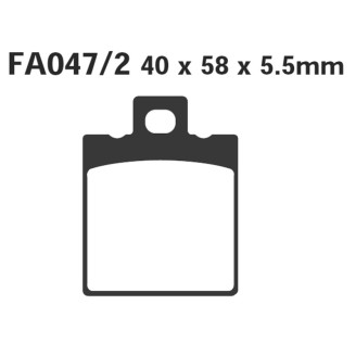 Brake Pads R Gilera-Garelli - FA047/2R