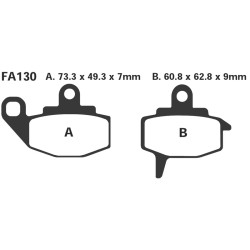 Brake Pads R Kawa KLR650 87-89FRONT - FA130R