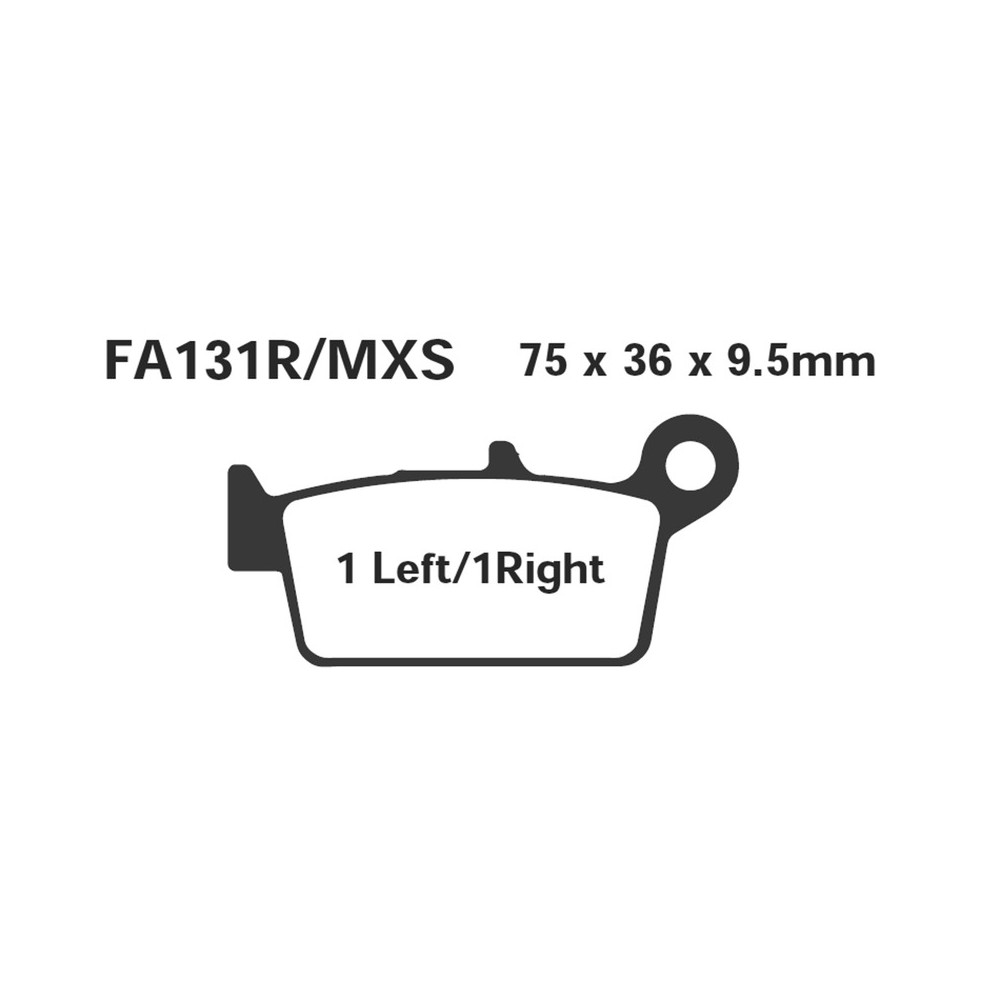 Brake Pads R Honda Cr-Cre-Crmxr Brake Pads EBC