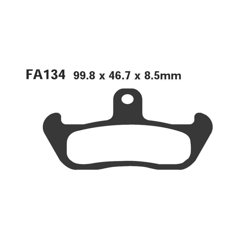 Brake Pads R Husqvarna-Husaberg Front Brake Pads EBC