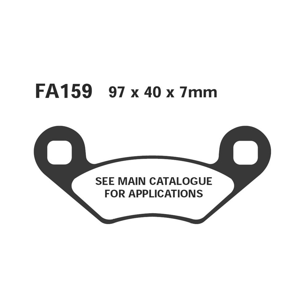Brake Pads R Polaris Tuttifront Brake Pads EBC