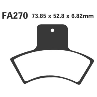 Brake Pads R Polaris Atv Rear Brake Pads EBC