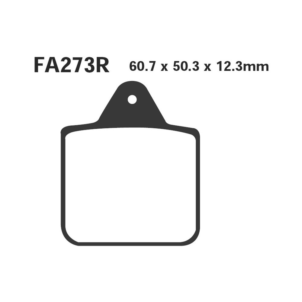 Brake Pads R Polaris Big BOSS400 6X6 96- - FA273R