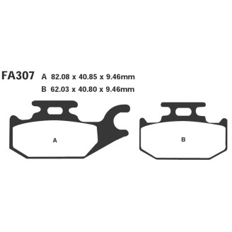 Brake Pads R Suzuki-Yamaha - FA307R