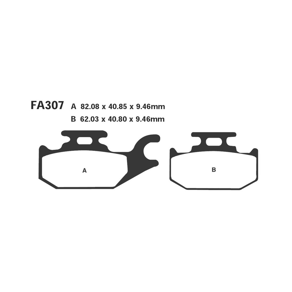 Brake Pads R Suzuki-Yamaha - FA307R