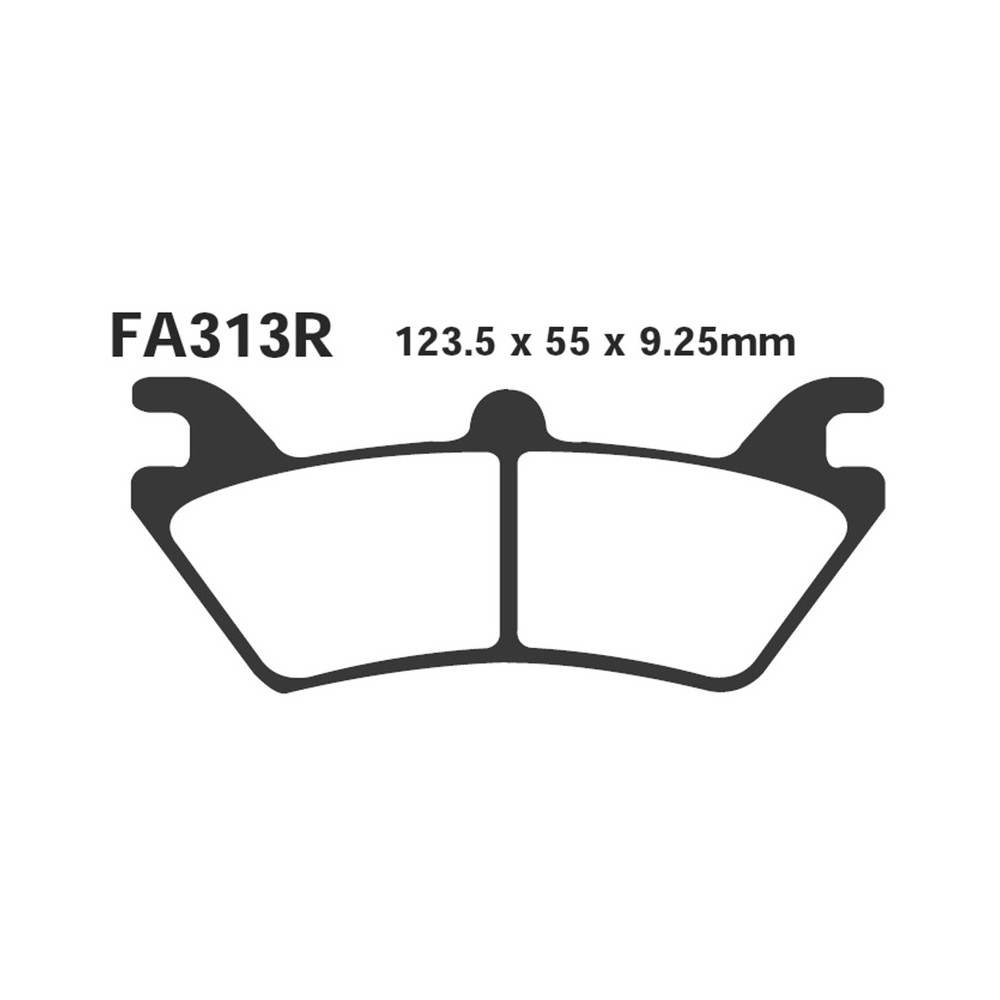 Brake Pads R Polaris SPORTSMAN6X6 Rear Brake Pads EBC
