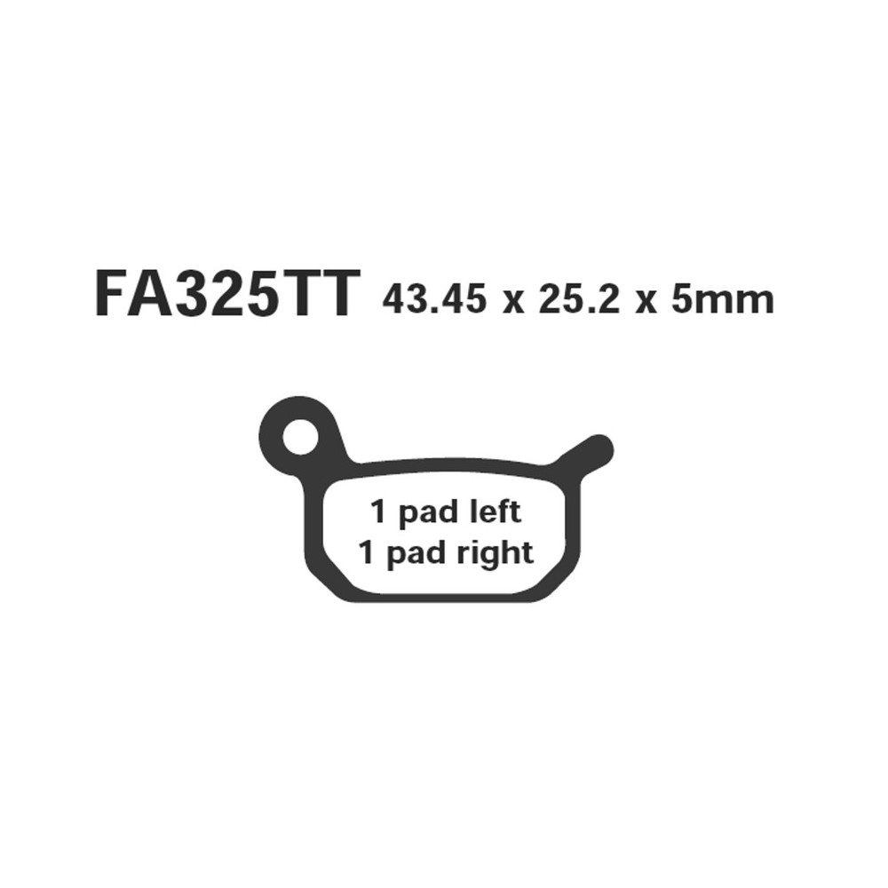 Brake Pads R Ktm-Lem-Tomos - FA325R