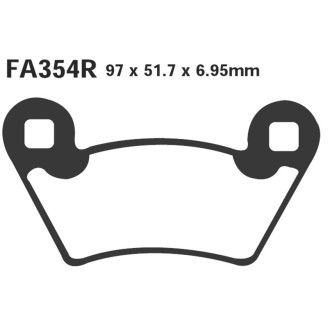 Brake Pads R Polaris Ranger - FA354R