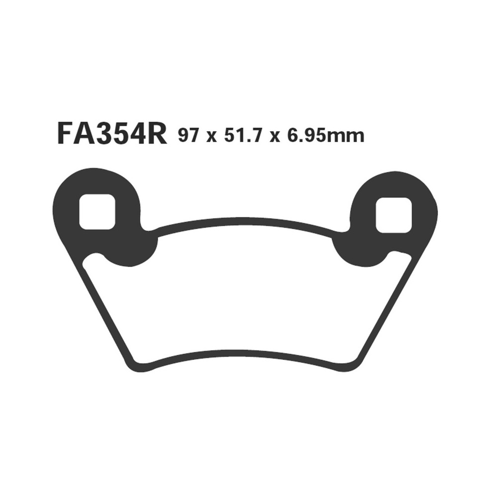 Brake Pads R Polaris Ranger Brake Pads EBC