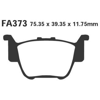 Brake Pads R Honda Trx 450/65004-06 Rear Brake Pads EBC