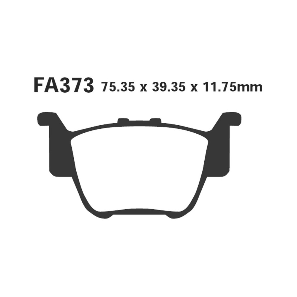 Brake Pads R Honda Trx 450/65004-06 Rear Brake Pads EBC