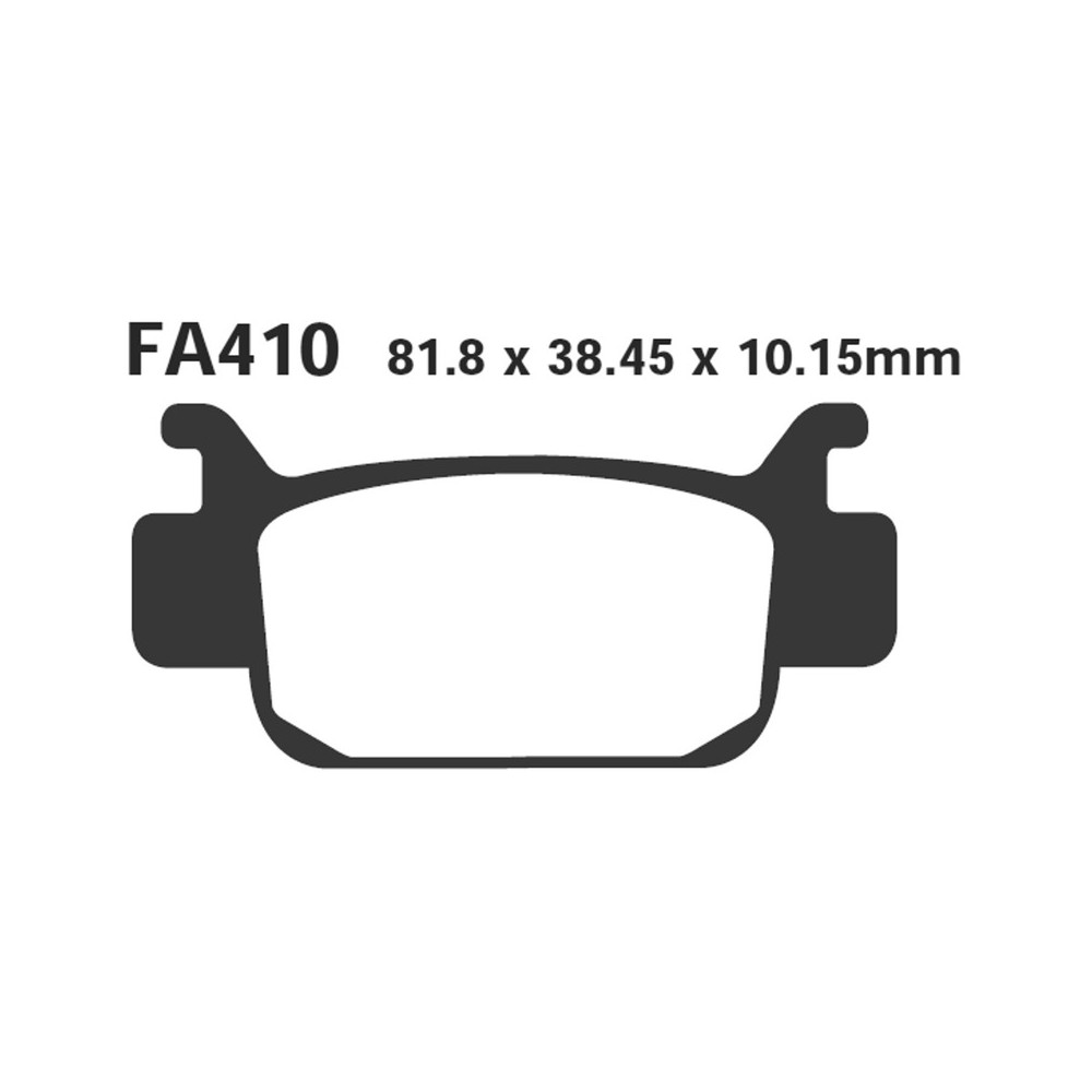 Brake Pads R Honda Trx 500/68005-07 Front Brake Pads EBC