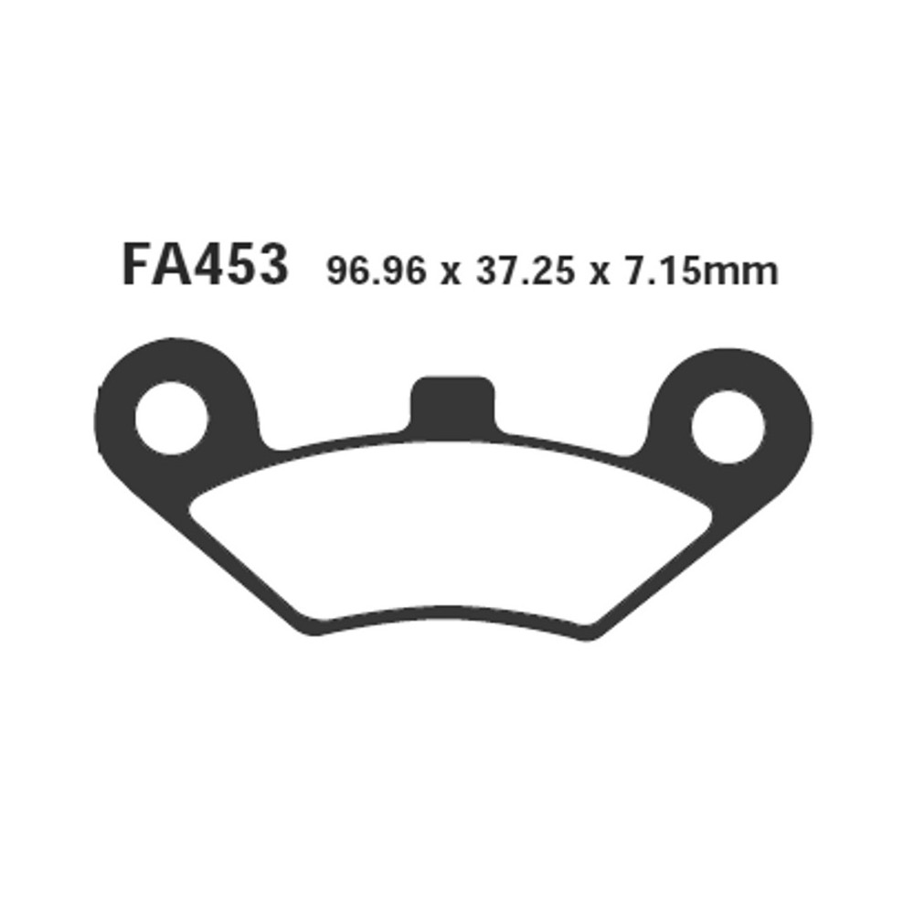 Brake Pads R Quadzilla 300/50006- - FA453R