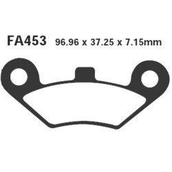Brake Pads R Quadzilla 300/50006- - FA453R
