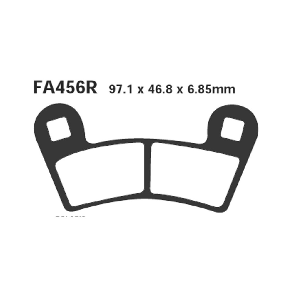 Brake Pads R Polaris 450 S 08-Outlaw Front - FA456R