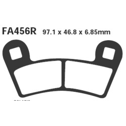 Brake Pads R Polaris 450 S 08-Outlaw Front Brake Pads EBC