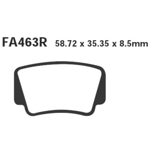 Brake Pads R Ktm Xc 450 Quad - FA463R