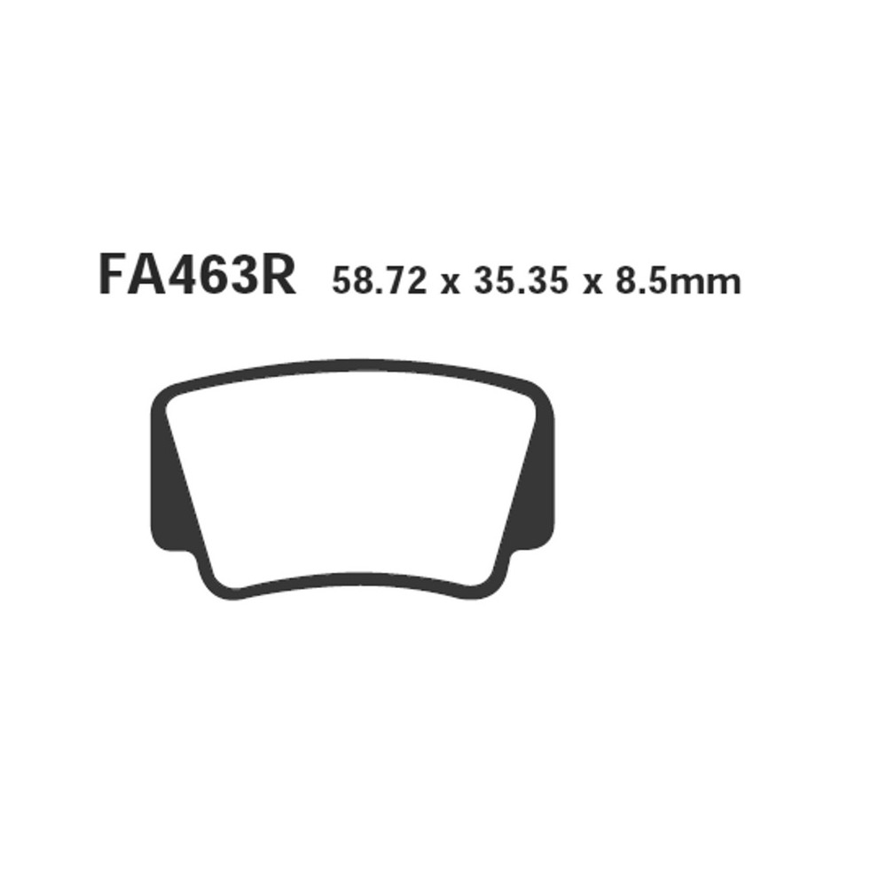 Brake Pads R Ktm Xc 450 Quad for KTM Quad SX-F 450/505 09-11 and other model Brake Pads EBC