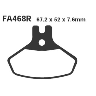 Brake Pads R Can-Am Ds 45008- Front - FA468R