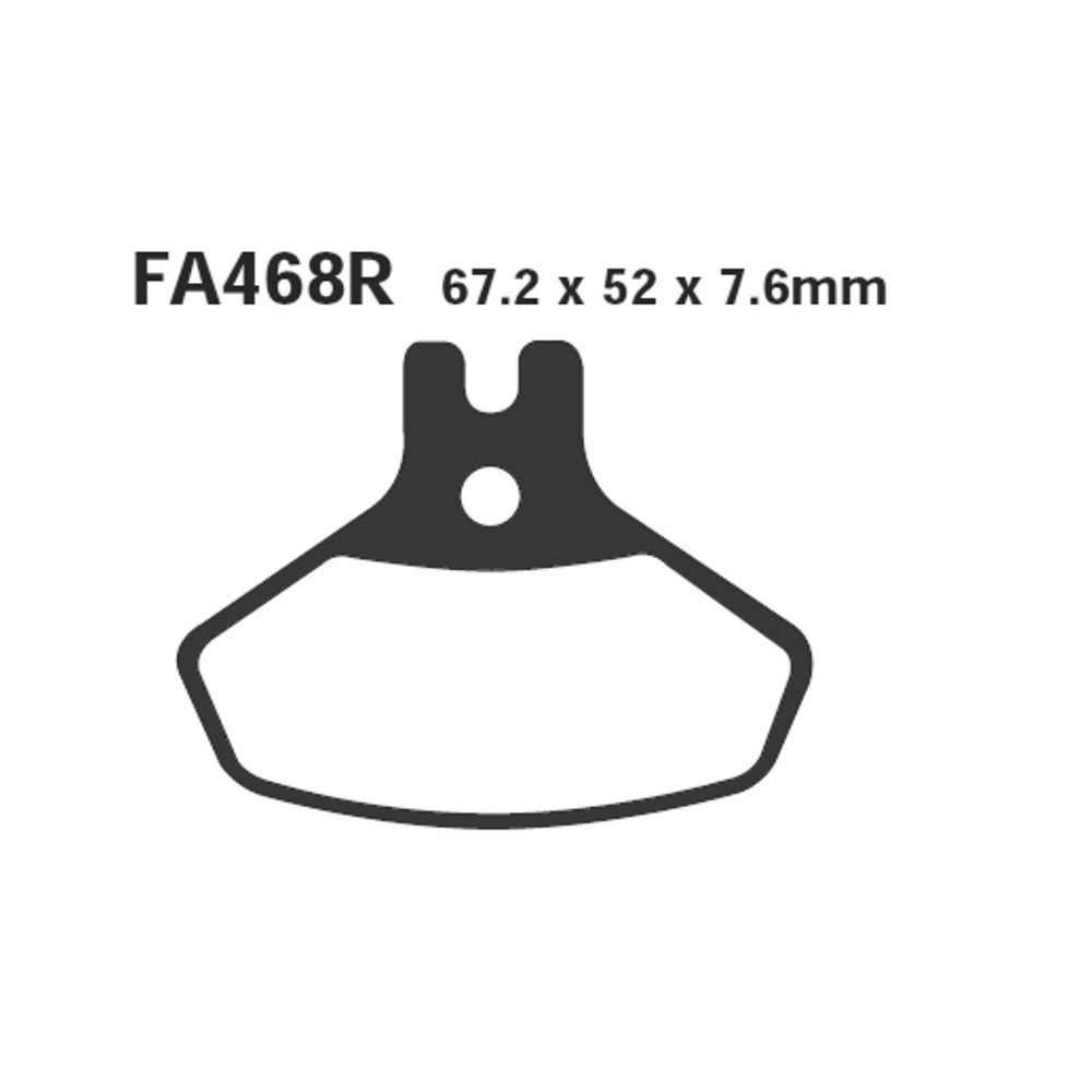 Brake Pads R Can-Am Ds 45008- Front - FA468R