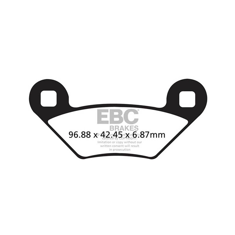 Brake Pads R Polaris 500/550/850 Sportsman 09- for POLARIS Sportsman 500/550/850 09- Brake Pads EBC