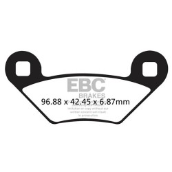 Brake Pads R Polaris 500/550/850 Sportsman 09- - FA475R
