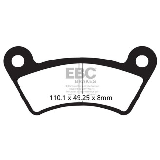 Brake Pads R Keeway GTX300REAR - FA482R