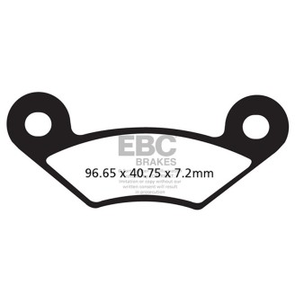 Brake Pads R Keeway GTX300FRONT Brake Pads EBC