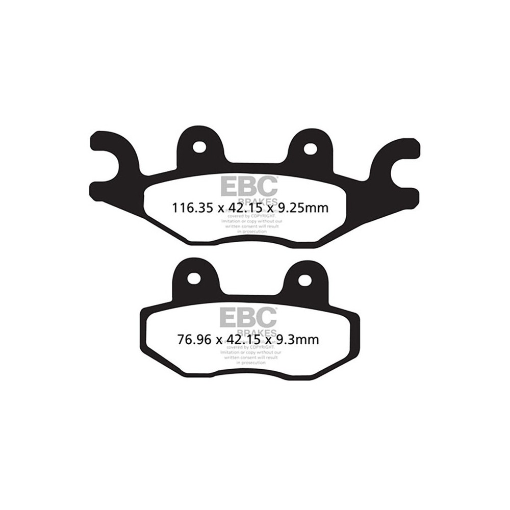 Brake Pads R Pgo 500 Bug 08-Cectek Quadrift,King Cobra for PGO BR Bug Racer 500 08- and other model Brake Pads EBC