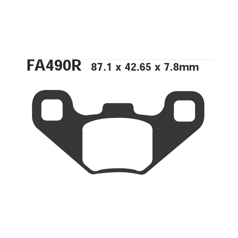 Brake Pads R Polaris Rangerrzr 170 09-Front for POLARIS RZR 170 09-Ant. nd Brake Pads EBC