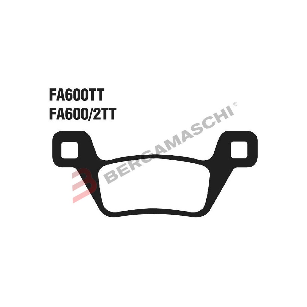 Brake Pads R Kymco Mxu 500 09-Front for KYMCO MXU 500 09- Brake Pads EBC