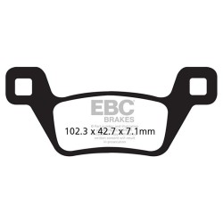 Brake Pads R Kymco Mxu 500 09-Rear - FA600/2R
