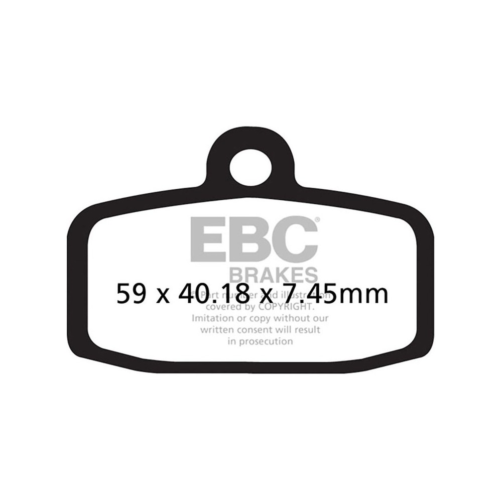 Brake Pads R Ktm Sx 85 12- Fr.Gas Gas Txt 125/300 12- Front - FA612R