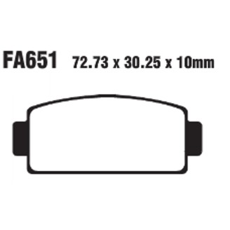 Brake Pads R Cfmoto Force 500/550/600/800 - FA651R