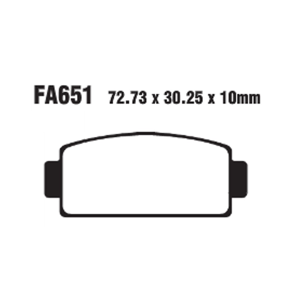 Brake Pads R Cfmoto Force 500/550/600/800 - FA651R