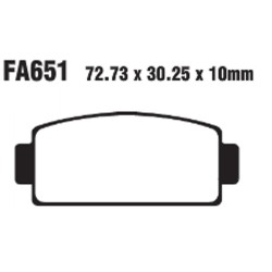 Brake Pads R Cfmoto Force 500/550/600/800 - FA651R