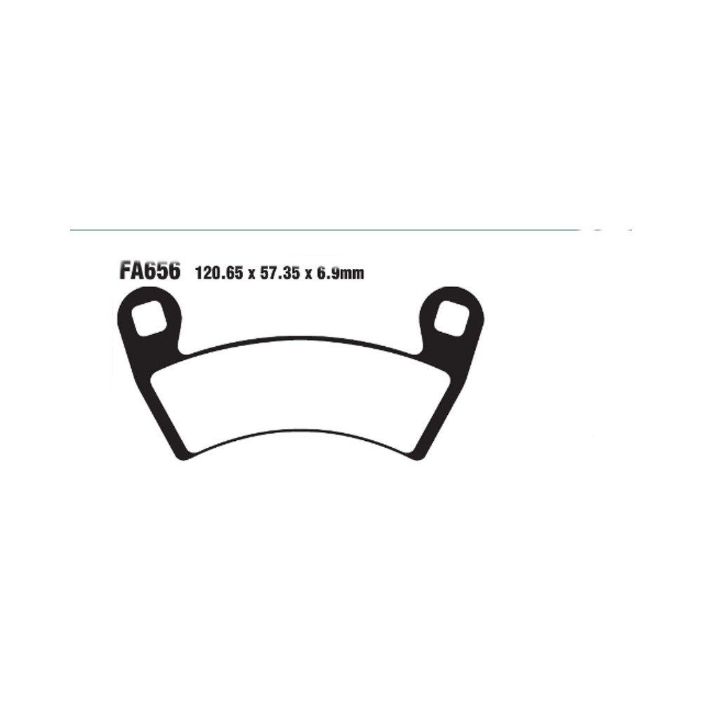Brake Pads R Polaris SPORTSMAN325/570 Front - FA656R
