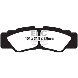 Brake Pads R FA677R for YAMAHA YXE Wolverine 00 21-22 and other model Brake Pads EBC