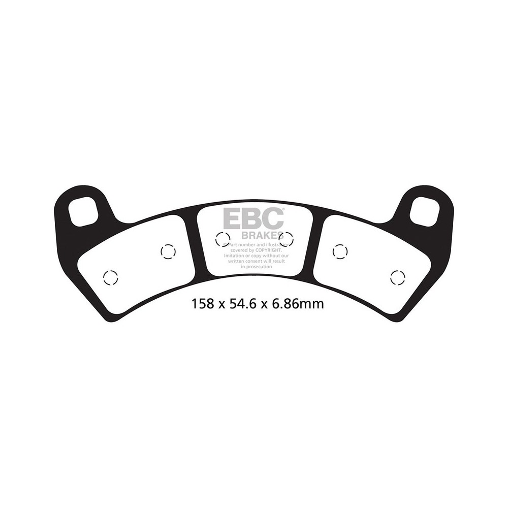 Brake Pads R FA680R - FA680R