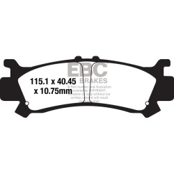 Brake Pads R FA702R for HONDA SXS 00 M3/M5 Pioneer 16-20 Brake Pads EBC