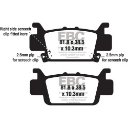 Brake Pads R FA704R - FA704R