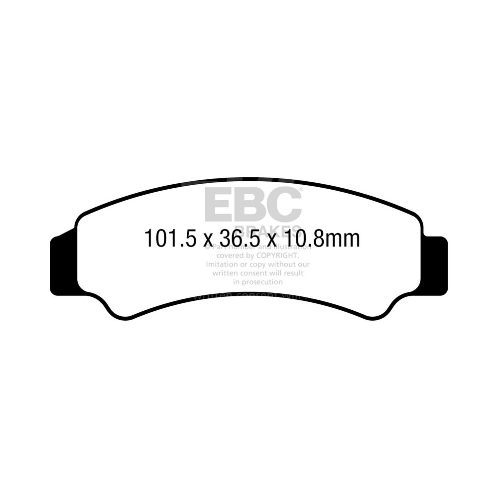Brake Pads R FA726R Brake Pads EBC